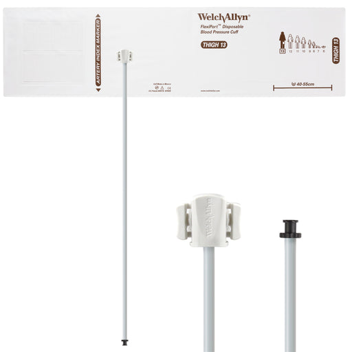 Welch Allyn Welch Allyn SOFT-13-1TP Cuff Soft Tri-Purpose Connector 1-Tube Thigh Cables reLink Medical