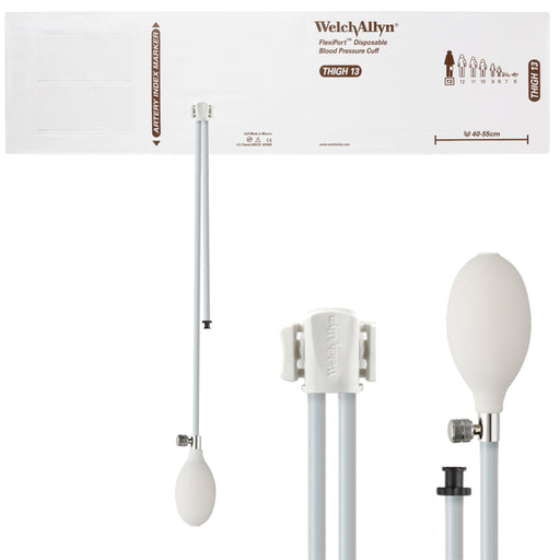 Welch Allyn Welch Allyn SOFT-13-2BV Cuff Soft Inflation System 2-Tube Thigh Cables reLink Medical