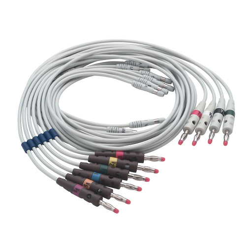 Hillrom Hillrom 401129 10-Lead Replaceable Lead Set AHA Banana CP100 & Cables reLink Medical