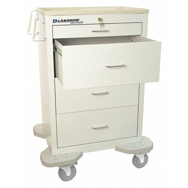 Lakeside Manufacturing Inc. C-430-K-1TW Medical Cart 4 Drawer Key