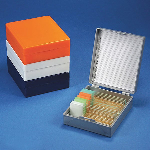 Globe Scientific, Inc. Globe Scientific Inc. 513075A Slide Storage Box Holds 25 Slides Supplies reLink Medical