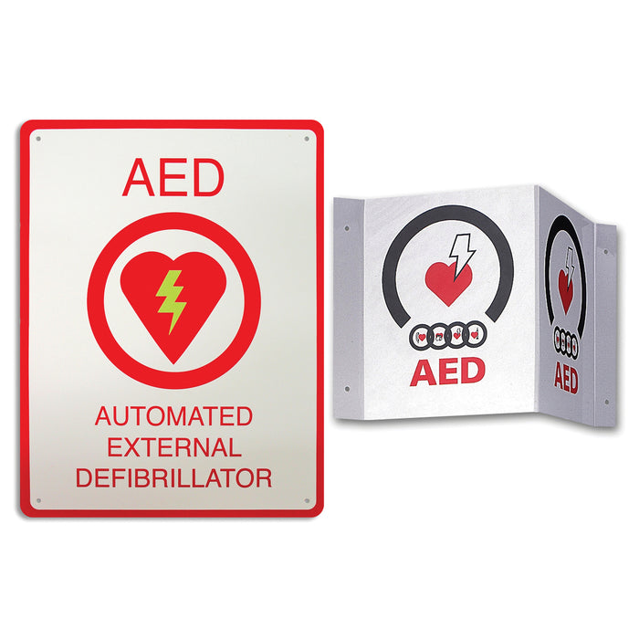 Zoll Medical Zoll Medical 8000-0825 AED Wall Sign Kit  Flush and 3-D Defibrillators reLink Medical