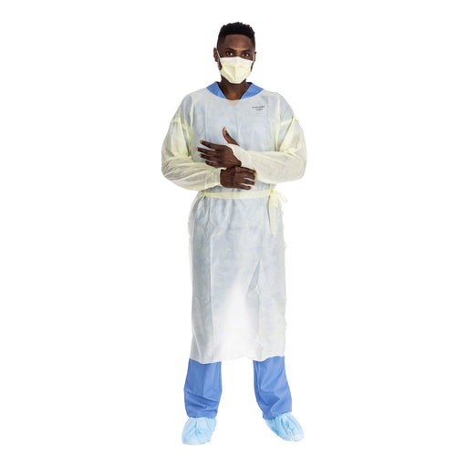 O&M Halyard O&M Halyard 43008 BASIC Over-the-Head Isolation Gown Tri-Layer Supplies reLink Medical