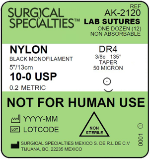 Surgical Specialties Corporation Surgical Specialties Corporation AK-2120 Pack Non-Absorbable Size Supplies reLink Medical