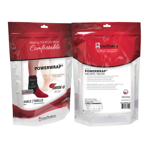 Core Products Core Products AKL-6350-BK-UNI Ankle Brace Fits 6" - 12" Universal Supplies reLink Medical