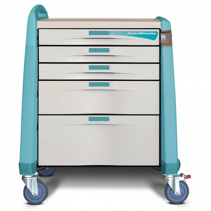 Capsa Healthcare Capsa Healthcare AM-AN-CMP-KEY-GR Avalo Medical Cart Anesthesia Supplies reLink Medical