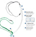 Amsino International, Inc. Amsino International Inc. AS75180 Nasal Cannula Oxygen Soft Supplies reLink Medical