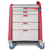 Capsa Healthcare Capsa Healthcare AM-EM-INT-RED Avalo Medical Cart Emergency Supplies reLink Medical
