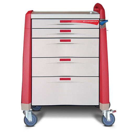 Capsa Healthcare Capsa Healthcare AM9MC-ER-B-DR140 Intermediate Cart 39.5" H x  24" D Medical Furniture reLink Medical
