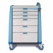 Capsa Healthcare Capsa Healthcare AM-EM-STD-BLUE Avalo Medical Cart Emergency Supplies reLink Medical
