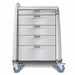 Capsa Healthcare Capsa Healthcare AM10MC-LCB-K-DR131 Standard Cart 43" H X 24" D X Medical Furniture reLink Medical