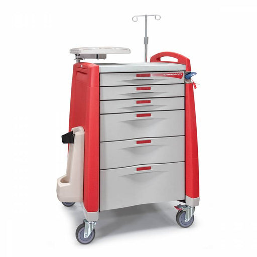 Capsa Healthcare Capsa Healthcare AM10MC-ER-B-DR240 Standard Cart 43" H X 24" D X 31" Medical Furniture reLink Medical