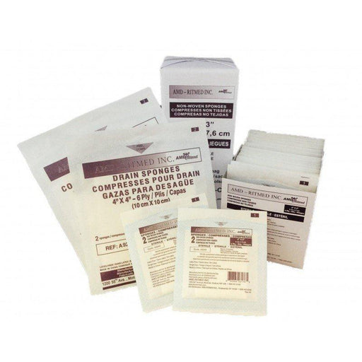 AMD-Medicom AMD-Medicom D-3002 Gauze Sponge 2" x 2" 12-Ply Non-Sterile Supplies reLink Medical