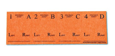 Ansell Ansell 3450 "Orange" Specimen Zone 4 ct. Sterile 50/bx 2 Supplies reLink Medical