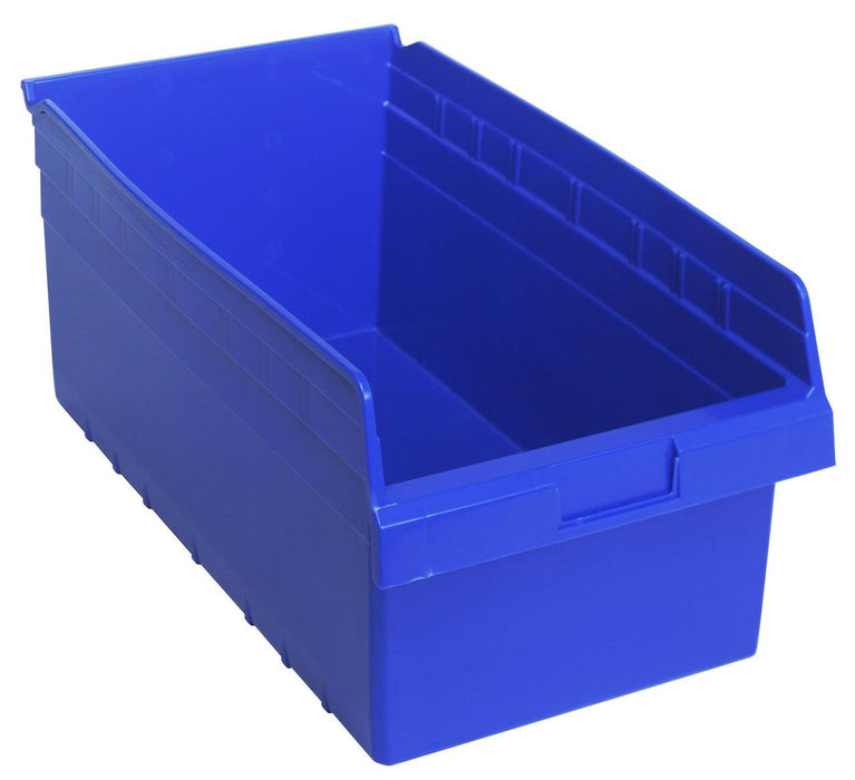 Quantum Medical Quantum Medical QSB810BL Shelf Bin 17 7/8" x 11 1/8" x 8" Blue Supplies reLink Medical