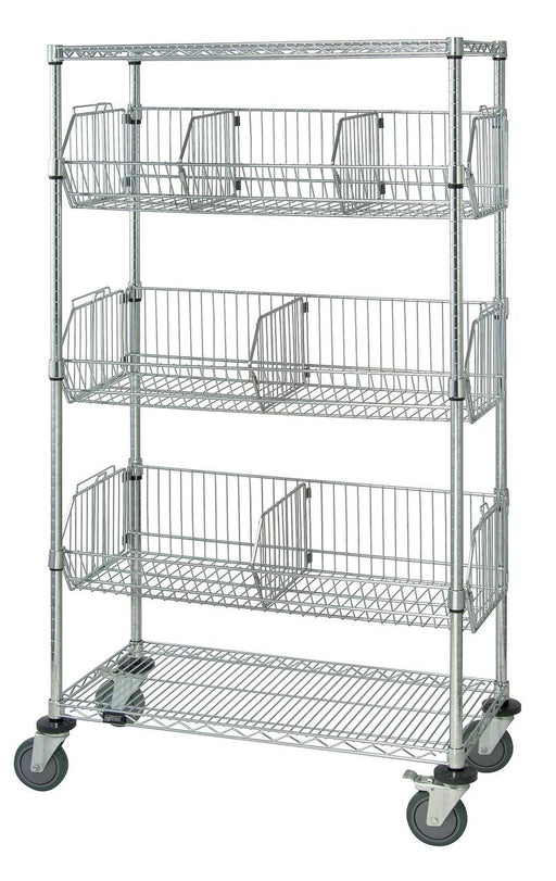 Quantum Medical Quantum Medical M1848BC6C Mobile Basket Unit 18"W x 48"L x Supplies reLink Medical