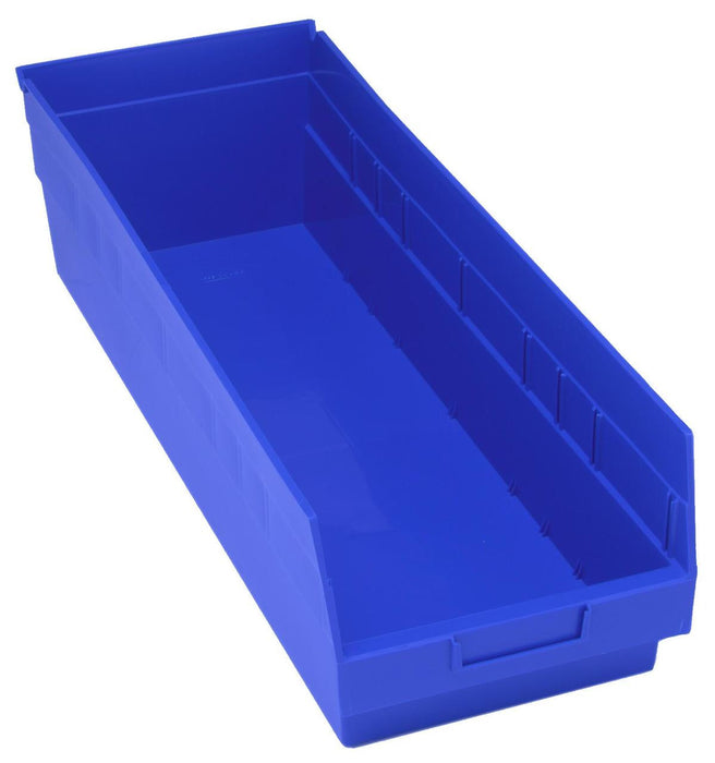 Quantum Medical Quantum Medical QSB214BL Shelf Bin 23 5/8" x 8 3/8" x 6" Blue Supplies reLink Medical