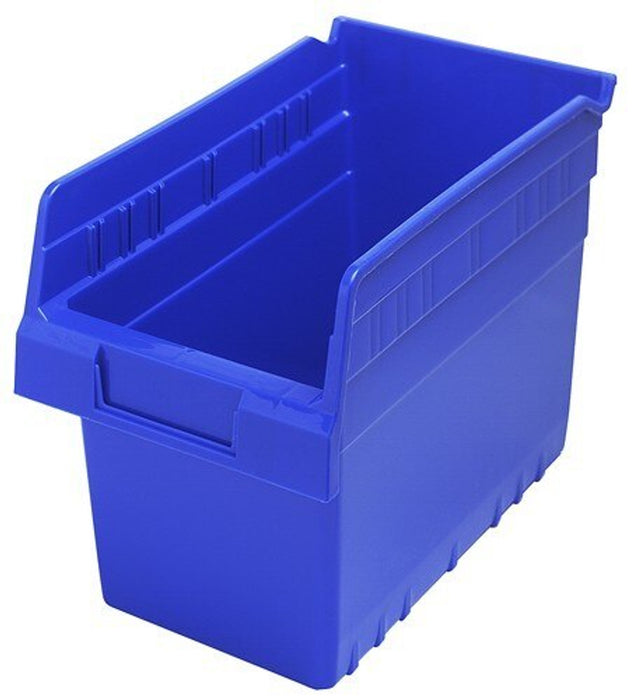Quantum Medical Quantum Medical QSB802BL Shelf Bin 11 5/8" x 6 5/8" x 8" Blue Supplies reLink Medical