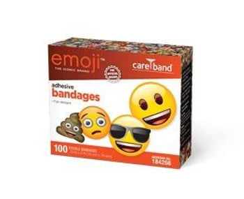 ASO, LLC ASO LLC 185528 Emoji Adhesive Bandages 2.75" x 1.888" x 4.188" Supplies reLink Medical