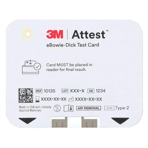 Solventum Corporation Solventum Corporation 10135B 3M Attest eBowie-Dick Test Card 10135B Supplies reLink Medical