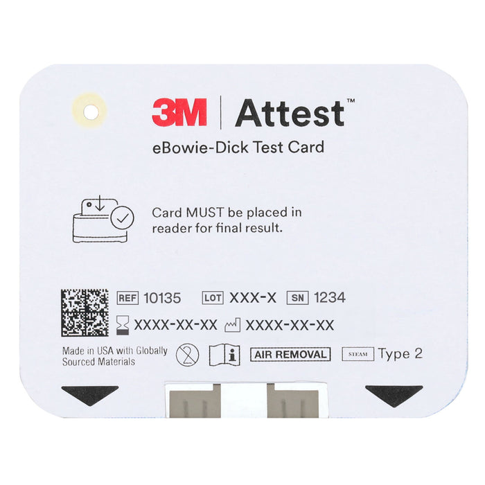 Solventum Corporation Solventum Corporation 10135B 3M Attest eBowie-Dick Test Card 10135B Supplies reLink Medical