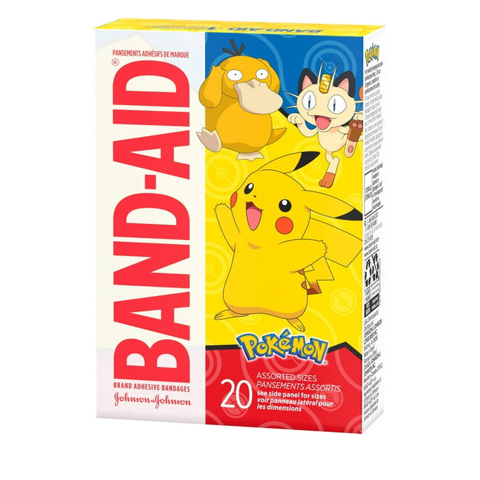 Kenvue Kenvue 117582 Band-Aid Adhesive Bandage POKEMON Assorted 20 ct. Supplies reLink Medical