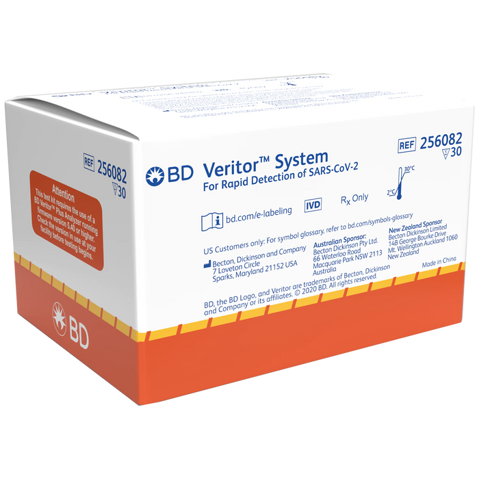 Becton Dickinson (BD) BD 256082 Veritor SystemRapid Detection of SARS-CoV-2 30 Supplies reLink Medical
