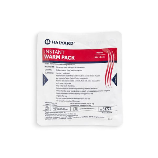 O&M Halyard O&M Halyard 51774 Halyard Instant Warm Pack Sodium Acetate Medium Supplies reLink Medical