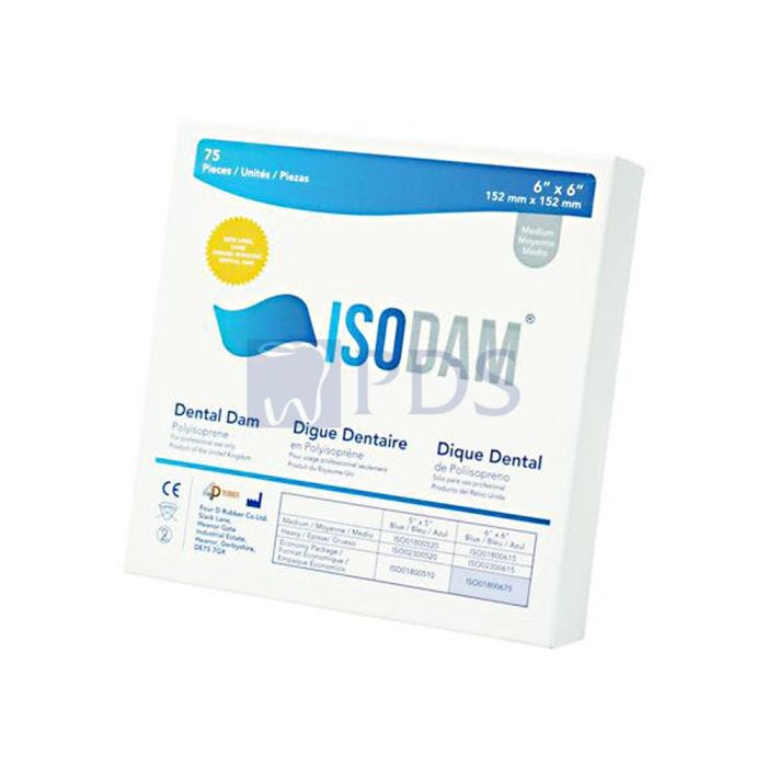 Four D Rubber Co Ltd Four D Rubber Co Ltd ISO01800675 Economy pkg: 6" x 6" Blue Medium Supplies reLink Medical