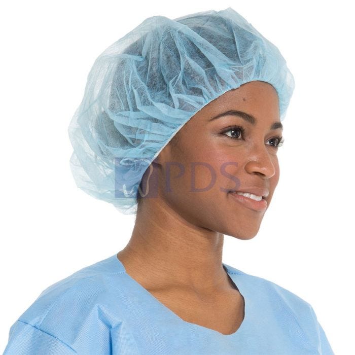 O&M Halyard O&M Halyard 69803 Bouffant Cap Spunbound Blue X-large 100/ctn 5 Supplies reLink Medical
