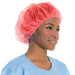 O&M Halyard O&M Halyard 47323 Bouffant Cap Spunbond Red X-Large 27" 100/ctn Supplies reLink Medical