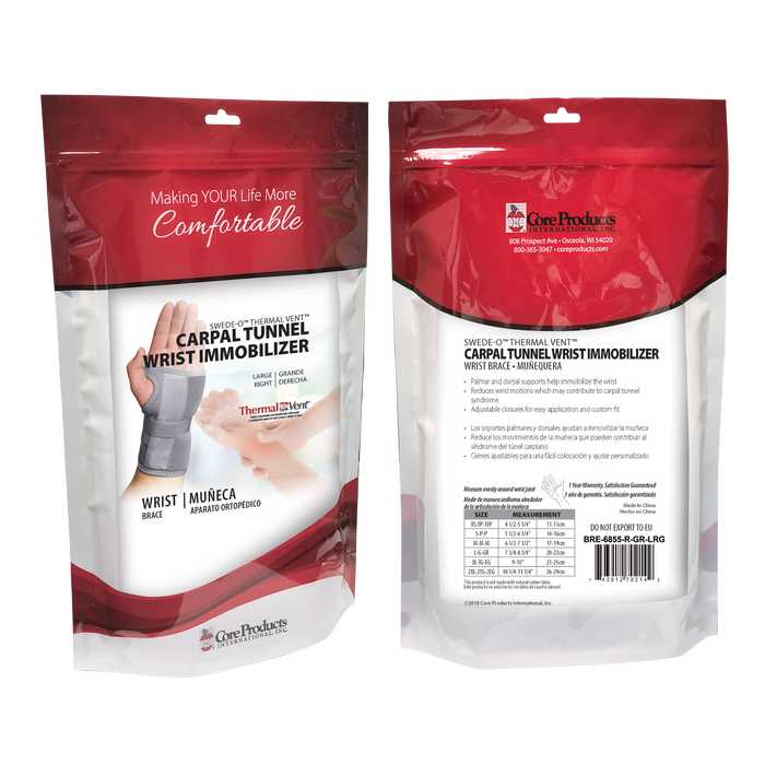 Core Products Core Products BRE-6855-R-GR-MED Swede-O Thermal CT Immobilizer Supplies reLink Medical