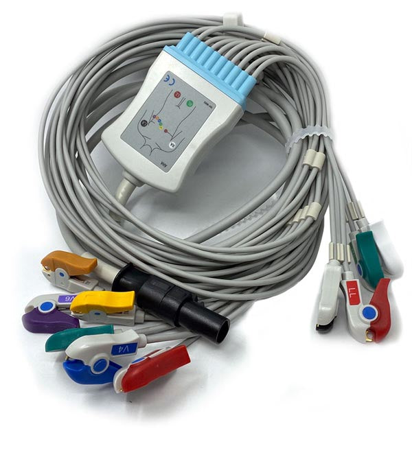 Hillrom Hillrom 60-00184-01 Patient CableQ-Stress or HeartStride AHA Cables reLink Medical