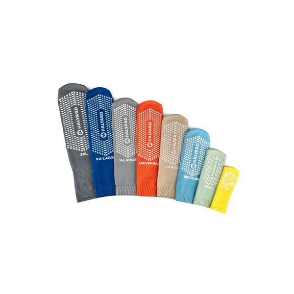 O&M Halyard O&M Halyard 48689 Slippers Double Tread XL Polyester Light Grey Supplies reLink Medical