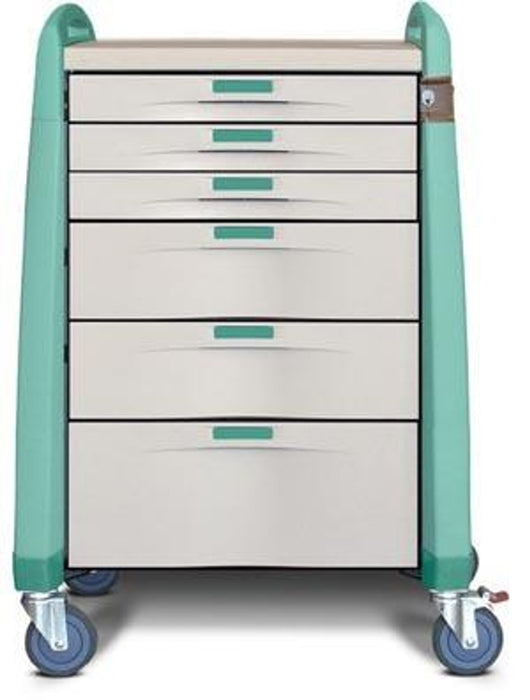 Capsa Healthcare Capsa Healthcare AM10MC-ER-K-DR321 Standard Cart 43" H X 24" D X 31" Medical Furniture reLink Medical
