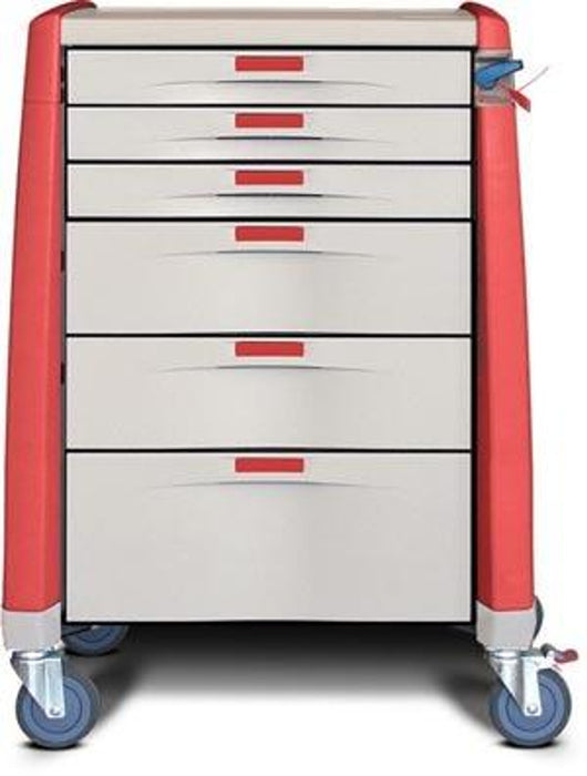 Capsa Healthcare Capsa Healthcare AM10MC-ER-C-DR321 Standard Cart 43" H X 24" D X 31" Medical Furniture reLink Medical