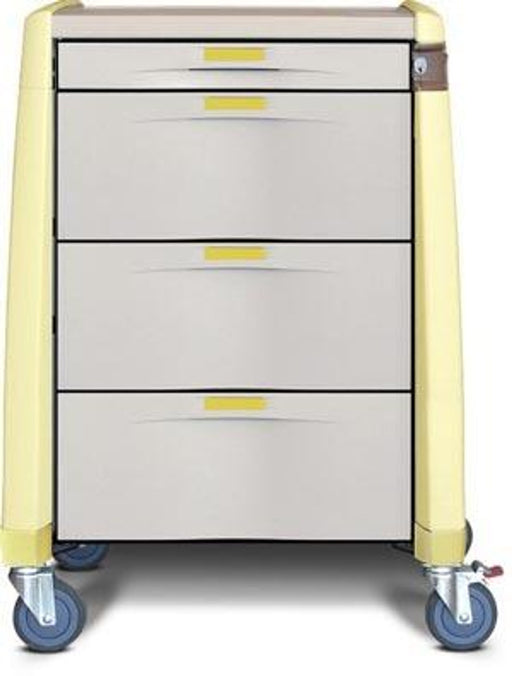 Capsa Healthcare Capsa Healthcare AM10MC-EY-B-DR103 Standard Cart 43" H X 24" D X 31" Medical Furniture reLink Medical