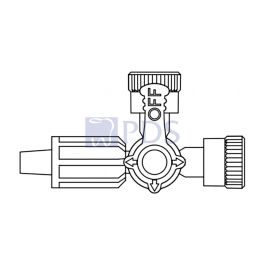Becton Dickinson (BD) BD 394910 4-Way Tap Rotation & White Tap 50/pk 10 Supplies reLink Medical
