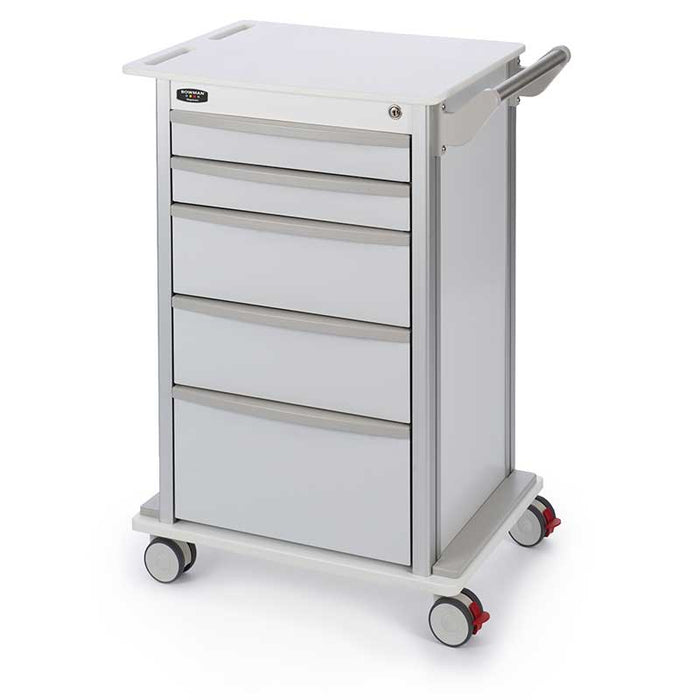 MarketLab, Inc. MarketLab Inc. CT202-0000 Wheeled 5-Drawer Storage Cart w/ 3" Supplies reLink Medical
