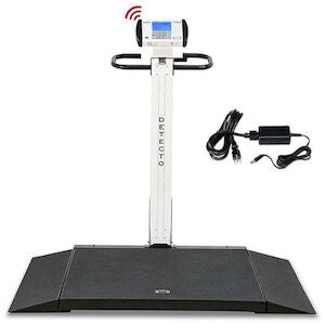 Detecto Detecto 6550-AC Wheelchair Scale w/MedVue Digital Weight Analyzer Scales reLink Medical