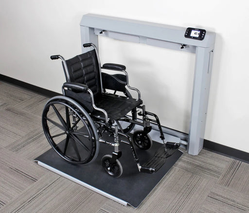 Detecto Detecto 7550-AC Wheelchair Scale Wall Mount w/AC Adapter Fold Down Scales reLink Medical
