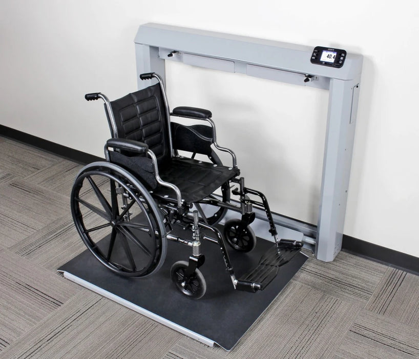Detecto Detecto 7550-AC Wheelchair Scale Wall Mount w/AC Adapter Fold Down Scales reLink Medical