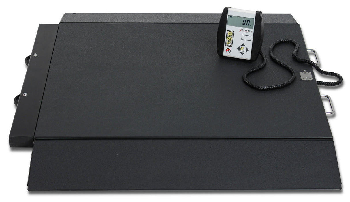Detecto Detecto 6400 Wheelchair Scale Portable Digital Dual Integral Scales reLink Medical
