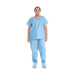 O&M Halyard O&M Halyard 47782 Scrub Pants Drawstring Blue Medium Supplies reLink Medical
