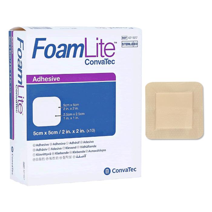 Convatec 421927 FoamLite Dressing Adhesive 5cm x 5cm