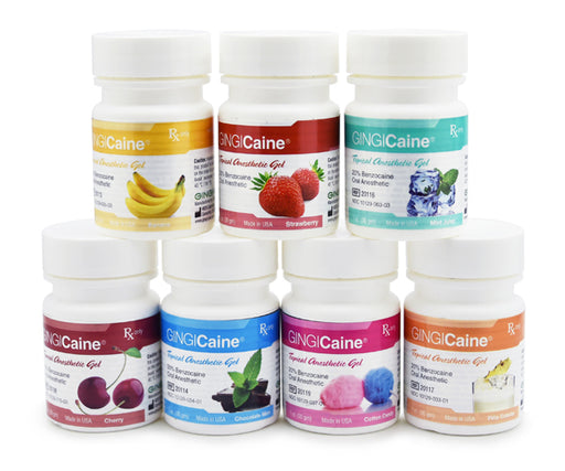 PacDent Gingi-Pak PacDent Gingi-Pak 20111 Gingicaine Gel Variety Pak 1x Bing Cherry Supplies reLink Medical