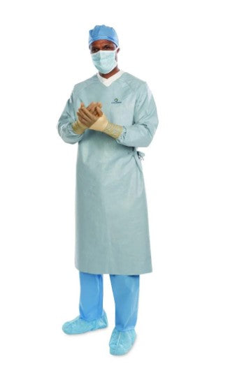 O&M Halyard O&M Halyard 44670NS Aero Chrome Surgical Gown Large/Hand Bin Towel Supplies reLink Medical
