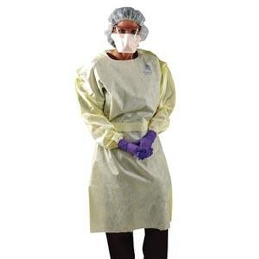 O&M Halyard O&M Halyard 69307 Isolation Film Gown Non-AAMI Overhead Open Back Supplies reLink Medical