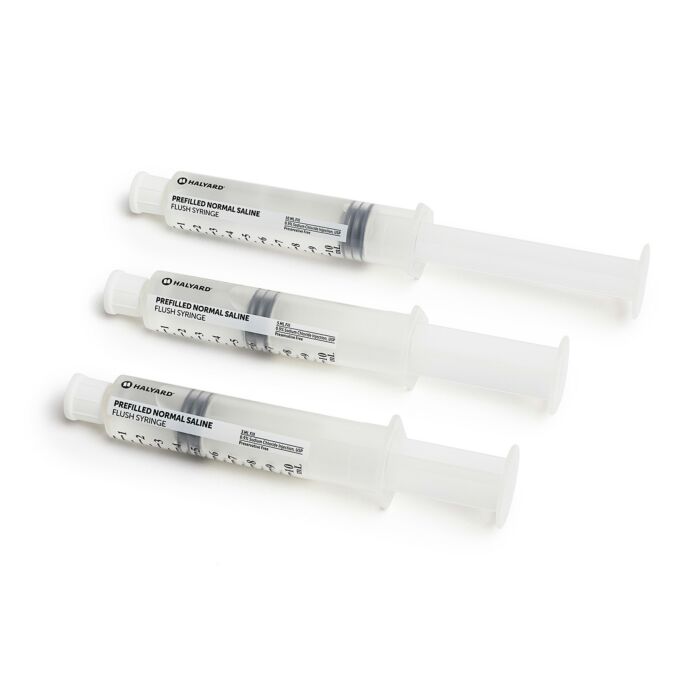 O&M Halyard O&M Halyard SS005 Halyard IV Flush Syringe Prefilled 5 mL 0.9% Supplies reLink Medical