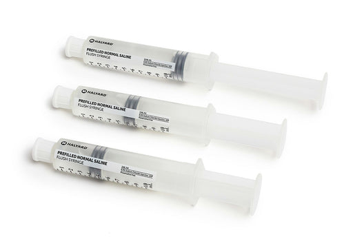 O&M Halyard O&M Halyard SS003 Halyard IV Flush Syringe Prefilled 3 mL 0.9% Supplies reLink Medical